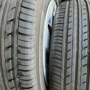 23年製★バリ山☆YOKOHAMA”BluEarth-Es ES32”185/60R15 84H+アクア(NHP)純正スチールホイール15inch【タイヤ&ホイール4本セット】の画像4