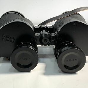 ニコンNIKON 7x50 7.3°双眼鏡 使用法とケース付き ウォータープルーフ/421 日本光学 古い アウトドア バード トロピカル レンズの画像9