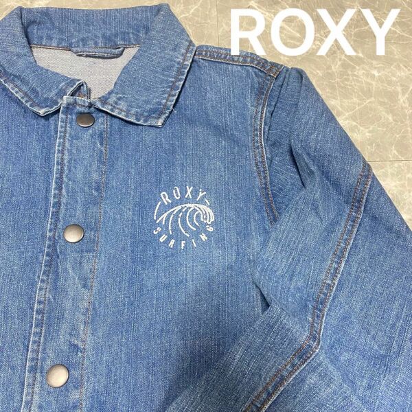 ROXY デニム シャツ ジャケット インディゴ デニム アウター レディース メンズ ユニセックス 春服