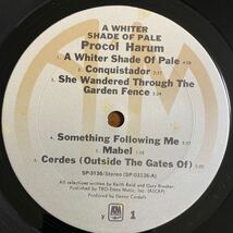 【US盤 シュリンク付　LP】 Procol Harum/A WHITER SHADE OF PALE プロコル・ハルム：SP-3136 1973年_画像4