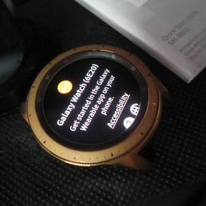 Galaxy watch SM-R810 スマートウォッチ ローズゴールド ※ベルトなし【i】の画像3