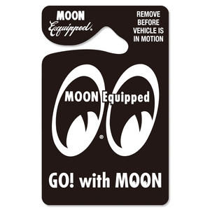 ムーンアイズ NOONEYES MOON Equipped Eyeshape パーキング パーミット [MQG164BK] ルームミラー