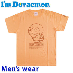 ドラえもん 半袖 プリント Tシャツ メンズ アニメ キャラクター グッズ DM5322 LLサイズ OR(オレンジ)
