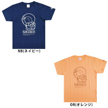 ドラえもん 半袖 プリント Tシャツ メンズ アニメ キャラクター グッズ DM5322 Mサイズ OR(オレンジ)_画像4