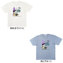 ディズニー 半袖 Tシャツ メンズ ミッキー マウス Disney グッズ 4277-8502 LLサイズ BL(ブルー)_画像4