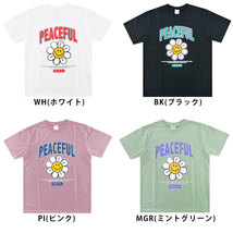 スマイル ニコちゃん 半袖 Tシャツ メンズ スマイリー SMILE グッズ 12425016 Lサイズ WH(ホワイト)_画像4