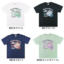 ねこぶちさん 猫渕さん 半袖 プリント Tシャツ メンズ グッズ 猫 ネコ 12425019 Lサイズ WH(ホワイト)_画像4