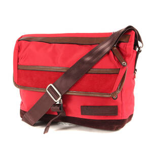 шедевр Masterpiece Нейлоновая сумка-мессенджер через плечо (01352) / Кроссбоди плотность MSPC Красный Коричневый Сделано в Японии