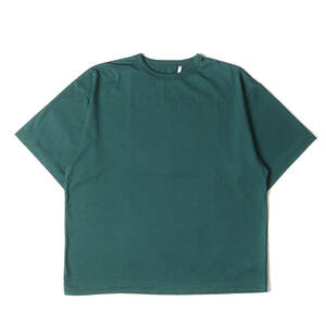 KAPTAIN SUNSHINE Tシャツ サイズ:38 23SS シーアイランドコットン プレーン Tシャツ Sea Island Suede Tenjiku Half Sleeve Tee グリーン