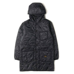 NEIGHBORHOOD Neighborhood coat size :S hood quilting coat L.D. / E-COAT black black outer jacket brand 