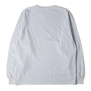 Pilgrim Surf+Supply ピルグリム サーフ+サプライ Tシャツ サイズ:XL 23SS ロングスリーブTシャツ Cross Stitch Tee グレイッシュブルーの画像2