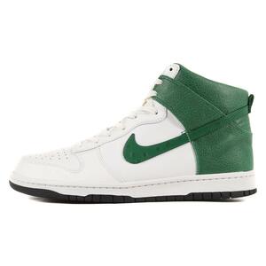 NIKE ナイキ スニーカー DUNK HIGH PREMIUM (317891-131 / 2007年製) ホワイト×グリーン シューズ 靴 ブランド サイズ：28.5cm US10.5