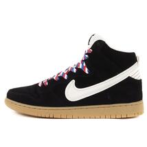 美品 NIKE ナイキ ×FLY DUNK HIGH PREMIUM SB BARBERSHOP 313171-021 ダンク ハイ プレミアム SB スニーカー シンプル 靴 28cm US10_画像1