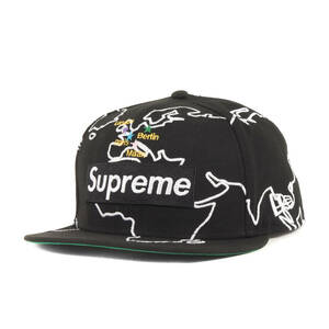 美品 Supreme 23AW NEW ERA ワールドワイド ボックスロゴ ベースボールキャップ Worldwide Box Logo New Era ブラック 7 3/4(61.5cm)