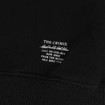 CRIMIE クライミー スウェット サイズ:XXL ブランドロゴ スナップクルーネック スウェットシャツ SNAP CREW NECK SWEAT ブラック 黒_画像5