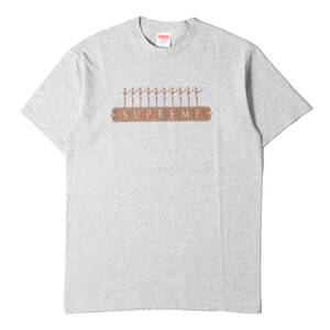 Supreme シュプリーム Tシャツ サイズ:M 11SS ラジオシティ グラフィック クルーネック 半袖Tシャツ Radio City Tee ヘザーグレー