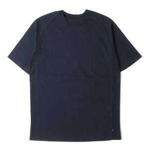 Supreme シュプリーム Tシャツ サイズ:M リバースウィーブ ラグラン クルーネック 半袖Tシャツ ネイビー 紺 トップス カットソー