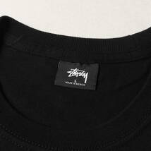 美品 STUSSY ステューシー Tシャツ サイズ:L 20AW CDG 40周年記念 サーフマン クルーネック 半袖Tシャツ ブラック 黒 トップス カットソー_画像3