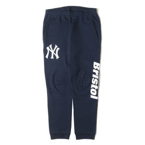 F.C.Real Bristol パンツ サイズ:L 21AW NEW YORK YANKEES MLB ツアー チームスウェットパンツ MLB TOUR TEAM SWEAT PANTS ネイビー