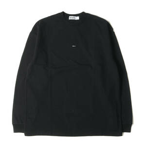 新品 SEQUEL シークエル Tシャツ サイズ:XL 20AW fragment design ミニロゴ ロングスリーブTシャツ LONG SLEEVE T-SHIRT ブラック コラボの画像1
