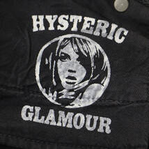 美品 HYSTERIC GLAMOUR デニム パンツ スキニー ダークグレー XXS 安全ピン柄 ストレッチ スタッズ ジーンズ ジーパン ボトムス_画像5