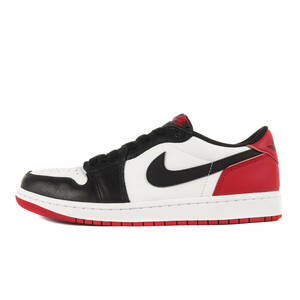 美品 NIKE ナイキ サイズ:27.0cm AIR JORDAN 1 LOW OG BLACK TOE / つま黒 (CZ0790-106) エアジョーダン1 ロー ブラックトゥ つま黒 US9