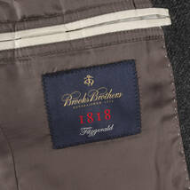 BROOKS BROTHERS ブルックスブラザーズ ジャケット サイズ:38S MOON ウール ツイード 2B テーラードジャケット 1818 Fitzgerald ブラウン_画像3