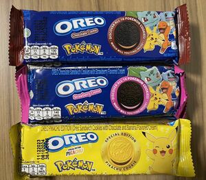 日本未発売・OREO×POKEMON★ポケモンオレオ6個、ピカチュウ 