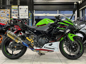 【MFD大阪寝屋川店】カワサキ　Ｎｉｎｊａ　４００　BEET特注サイレンサーフルエキ　オーリンズリアサス　コアガード　ETC　USB