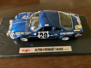 MaiSto 1/18 ALPINE RENAULT 1600S Larry Monte Carlo 1971 