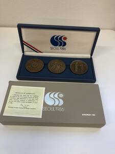 ソウルオリンピック　記念メダル　1986年　ケース付き　コイン　アンティーク