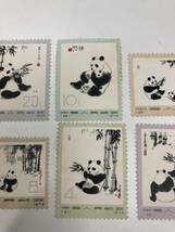 中国切手 1973年 57 58 59 60 61 62 6種 オオパンダ 中国人民郵政 _画像3