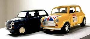 【ミニカー】ヨネザワ　Yonezawa　mini1000 ミニクーパー　ROVER MINI COOPER　２台おまとめ　ダイヤペット