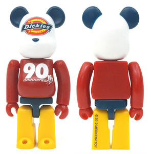 数量限定 非売品 Dickies 90th LOGO Color ver. 100%ベアブリック/未開封