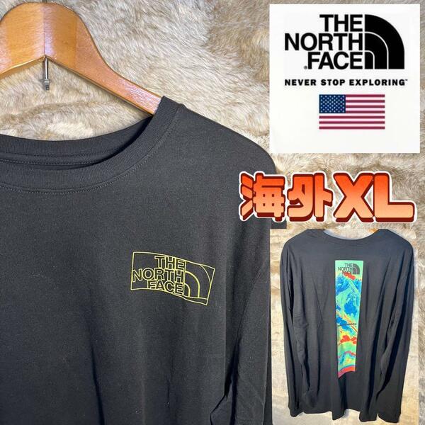 【新品未使用】THE NORTH FACE ザノースフェイス 長袖シャツ ロンT ブラック系　XLサイズ