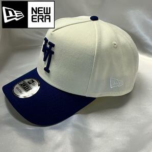 【日本未発売】NEWERA ニューエラ Dodgers cap ロサンゼルス ドジャース キャップ 逆ロゴ 白&青 大谷翔平 山本由伸