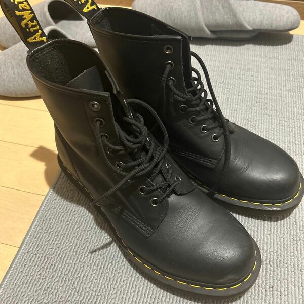 【最終価格】[Dr Martens]ドクターマーチン ブラック 8ホールブーツ ブーツ レザー　26cm