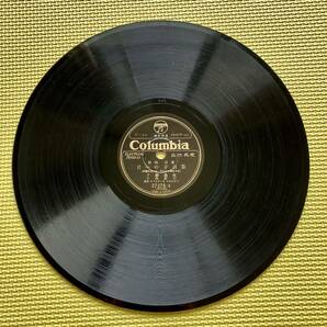 Columbia 茶目子の一日 SP盤 レコードの画像1