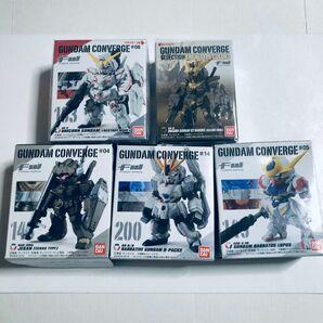 ガンダムコンバージ GUNDAM CONVERGE 5種セット ユニコーン バルバトス ナラティブ ほか