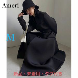 Ameri CARDBOARD FLARE DRESS COAT