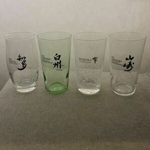 サントリー 響・山崎・白州・知多　タンブラー 各1個　合計4個　320ml/340ml/335ml