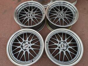 ★BBS LM風　段リム　ステップリム　深リム　メッシュ　レクサス　LS460　LS600　BMW　７シリーズ　PCD120　８．５J　１０J ★　