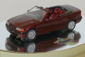 【準ジャンク】1/43 BMW 3-Series Cabriolet(E36) 1993 / Calypso red - Schabak ★3000台限定