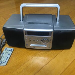 KENWOOD CD MD ラジカセ　MDX-L1 シルバー　　 CDラジカセ MD ラジオ