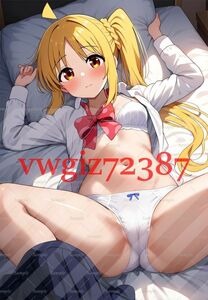 AN-2845 2G 伊地知虹夏 ぼっち・ざ・ろっく! 同人 A4サイズ ポスター アニメ 高品質 anime 美少女 巨乳 イラストアートポスター