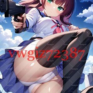 AN-3206 2G 仲村ゆり Angel Beats! 同人 A4サイズ ポスター アニメ 高品質 anime 美少女 巨乳 イラストアートポスターの画像1