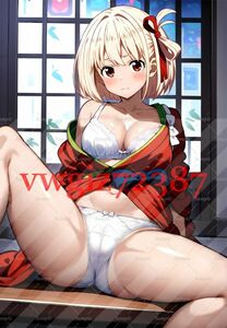 AN-3275 2G. tree thousand bundle Rico squirrel *li coil same person A4 size anime poster high quality anime beautiful young lady .. uniform illustration art poster 