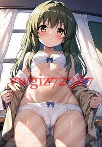 AN-3054 2G 伊吹風子 CLANNAD クラナド 同人 A4 ポスター アニメ 高品質 anime 美少女 制服 イラストアート ポスター