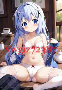 AN-2927 2G 香風智乃 チノ ごちうさ ご注文はうさぎですか? 同人 A4 アニメ 高品質 anime 美少女 イラストアート ポスター