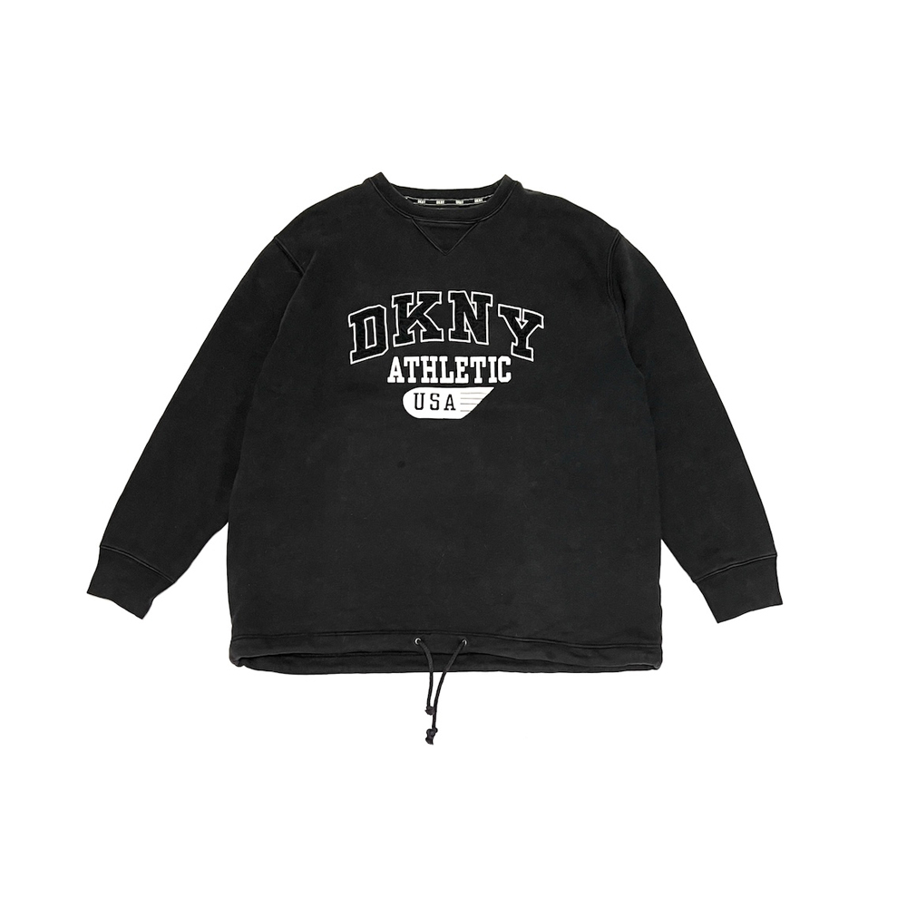 DKNY★長袖 クルーネック ロゴ スウェットシャツ トレーナー★黒 2025年最新】Yahoo!オークション -dkny スウェットの中古品